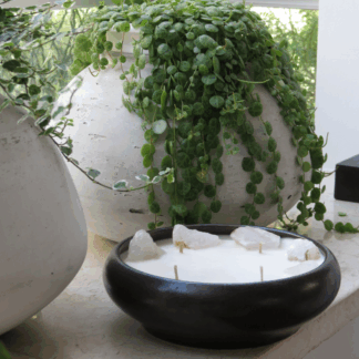 Crystal candle - Clear Quartz